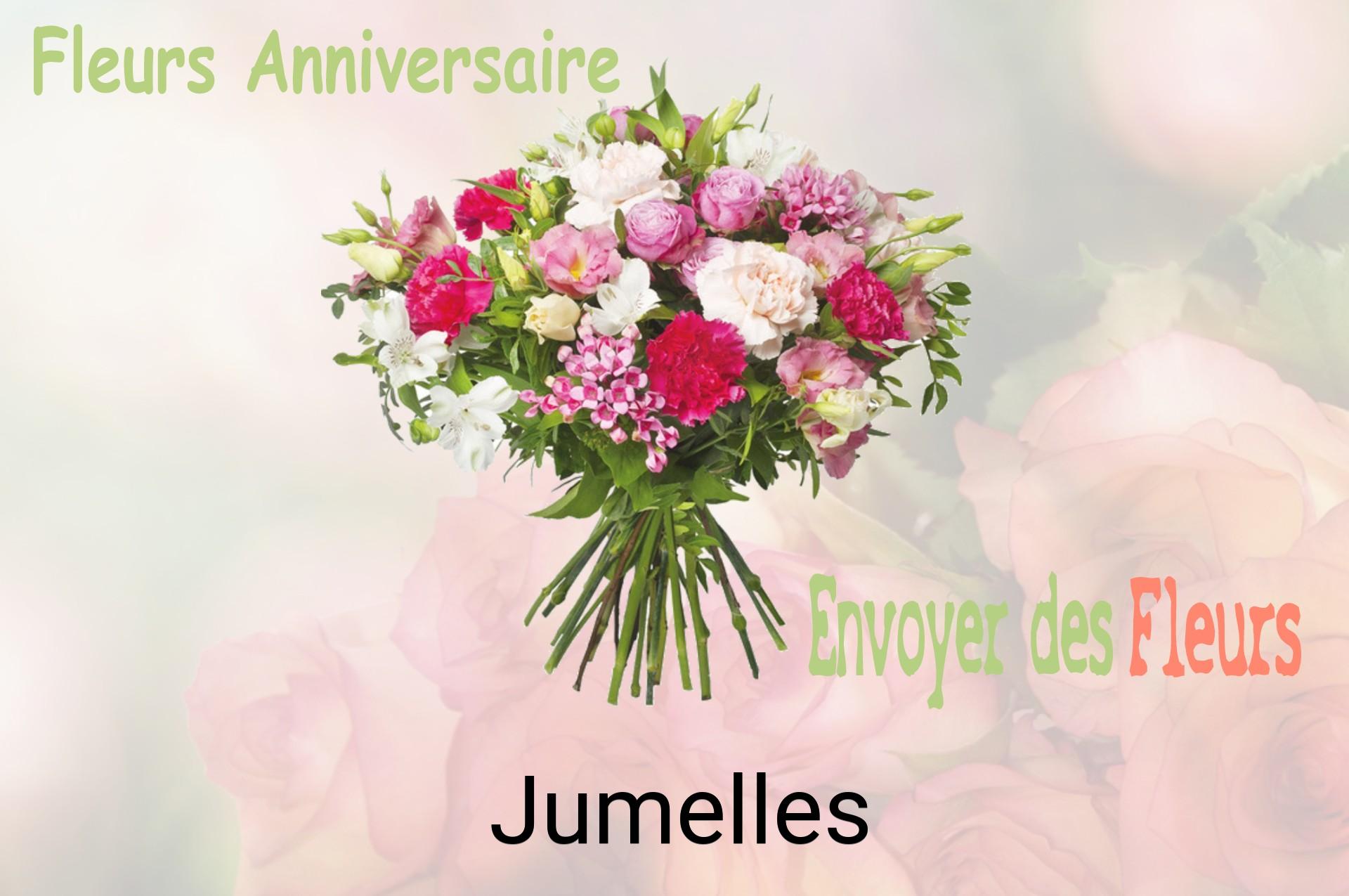 Bouquet de fleurs d’anniversaire livré à Jumelles